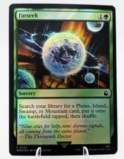 Farseek | Foil | Doctor Who WHO | MTG EDH Commander Staple | NM-Mint - Image 1
