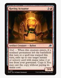 MTG Roving Actuator #157 (FOIL) Edge of Eternities (EOE) Near Mint NM - Image 1