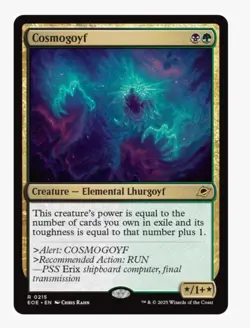 MTG Cosmogoyf #215 (FOIL) Edge of Eternities (EOE) Near Mint NM - Image 1