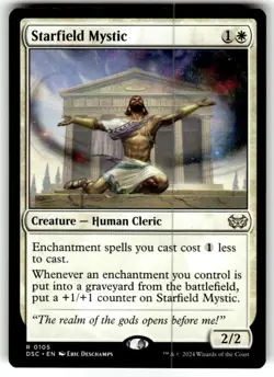 Starfield Mystic 0105 Non Foil Rare Duskmourn MTG Near Mint - Image 1