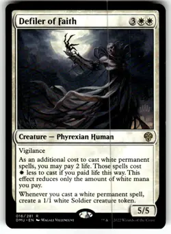 Defiler of Faith Dominaria United Regular MTG NM - Image 1