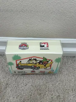 New TCG Pokemon World Championship Anaheim 2025 Double Deck Box Meowth & Chespin - Image 2