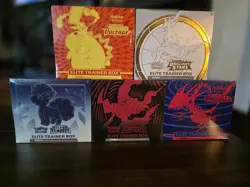Pokemon TCG Sword and Shield Assorted ETB Lot of 5 Factory Sealed New - Image 1