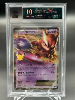 2021 Pokemon Celebrations Classic Collection #54 Mewtwo EX MNT Flawless 10 - Image 1