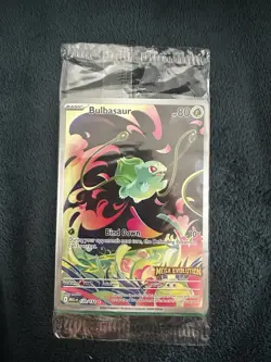 Bulbasaur Mega Evolution 133/132 Black Star Promo Stamped Pokemon TCG - Image 1