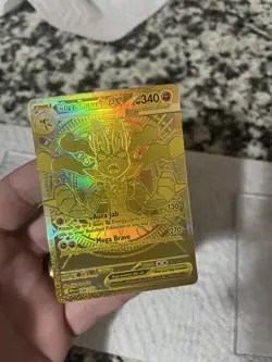 Pokemon Mega Lucario EX Gold Ultra Secret Rare Holo Near Mint Or Better English - Image 5