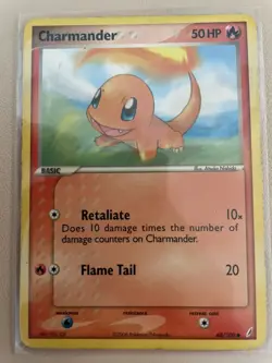 Pokemon TCG Charmander Ex Crystal Guardians Pokemon 48/100 - Image 1
