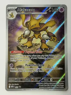 Alakazam 009 Black Star Promo Pokemon Mega Evolution NM - Image 1