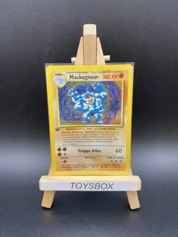 Carte Pokemon Mackogneur Holo 8/102 / Bloc Wizard Set De Base Ed1 / Bon Etat FR - Image 1