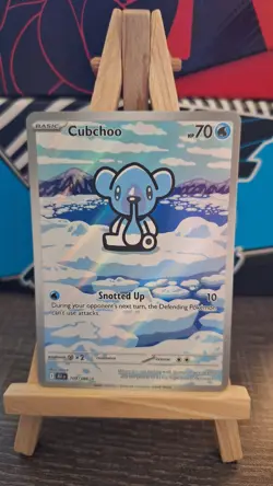 Pokemon TCG - Cubchoo - 109/086 - Illustration Rare - SV: Black Bolt - Image 1