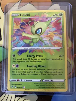 Celebi 009/185 Amazing Rare Pokemon TCG Vivid Voltage Near Mint - Image 1