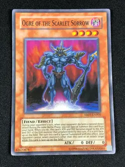 YUGIOH OGRE OF THE SCARLET SORROW ABPF-EN005 SUPER (NM) - Image 1