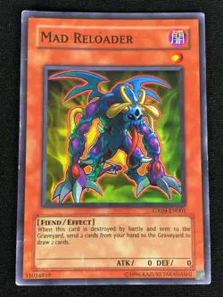 YUGIOH MAD RELOADER GX04-EN001 SUPER (MP) - Image 1
