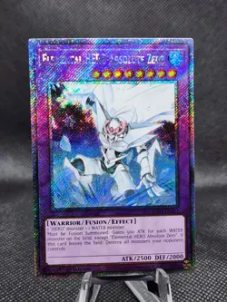 Yugioh! Elemental HERO Absolute Zero - RA03-EN231 - Platinum Secret Rare - Image 1