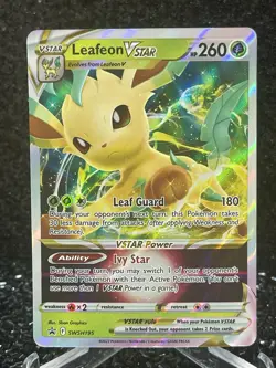 Leafeon VSTAR SWSH195 SWSH: Sword & Shield Promo Cards Holo - Image 1