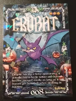 Crobat Holo Evo Line Lot of 3 Cards Prisma Trick Or Treat Halloween Zubat Golbat - Image 2
