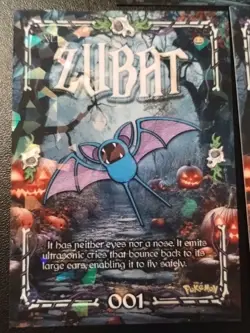 Crobat Holo Evo Line Lot of 3 Cards Prisma Trick Or Treat Halloween Zubat Golbat - Image 4