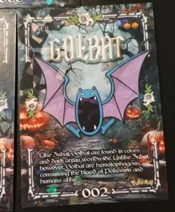 Crobat Holo Evo Line Lot of 3 Cards Prisma Trick Or Treat Halloween Zubat Golbat - Image 5