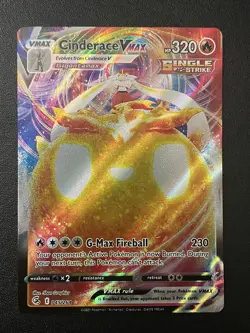 NM Cinderace VMAX 045/264 Fusion Strike - Pokemon Card - Image 1