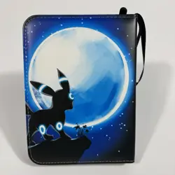 Umbreon Eevee Pokemon Inspired Trading Card Binder Case 400 Slots Expandable - Image 3