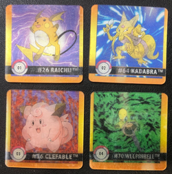 Pokemon 3D Action Flipz Artbox 1999 Nintendo CCG Game Card Set #1-10 Premier Edt - Image 3