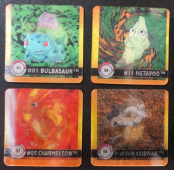 Pokemon 3D Action Flipz Artbox 1999 Nintendo CCG Game Card Set #1-10 Premier Edt - Image 4