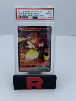 Lance's Charizard V SWSH133 SWSH: Sword & Shield Promo Cards Holo PSA 10 - Image 1