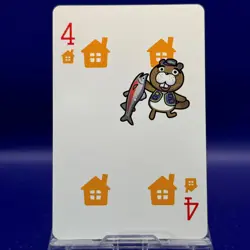 Diamond 4 Mayor Rukko Picopuri Village Diary Animal Crossing Playing Card Japan - Image 1