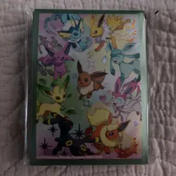 CARD SLEEVES From Pokemon Prismatic Evolutions Super Premium Collection - Image 1