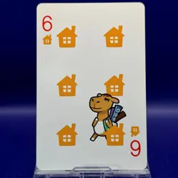 Diamond 6 Mayor Rukko Picopuri Village Diary Animal Crossing Playing Card Japan - Image 1