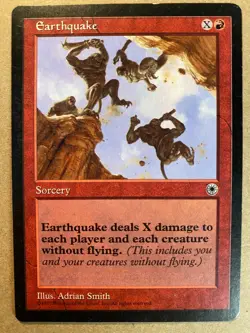 MTG 1x Earthquake Portal Modern Legacy Magic the Gathering Card x1 LP - Image 1
