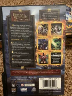 World Of Warcraft Heroes Of Azeroth Starter And Two Booster Box Of Cards - Image 5