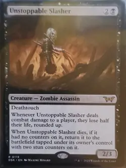 Duskmourn: House of Horror Unstoppable Slasher 0119 NM - Image 1