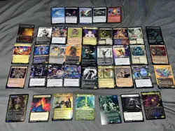 MTG Full Art/ Borderless/ Unique Artwork Magic The Gathering Card Lot+ Xtras! - Image 1