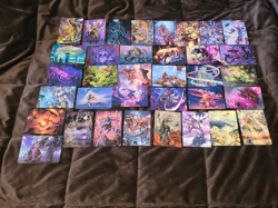 MTG Lot of 35 ART SERIES Cards "KAMIGAWA NEON DYNASTY" - Image 1