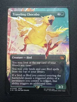 Traveling Chocobo (Borderless) Final Fantasy Regular - Image 2