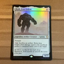 MTG Bosh, Iron Golem Commander Anthology Vol. II 005/312 Foil Rare - Image 1