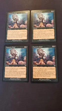 MTG Magic **HYPNOTIC CLOUD (x4)** Invasion, Playset, English, Lightly Played - Image 1