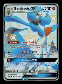 Gardevoir GX SV75/SV94 - NM - Hidden Fates Shiny Vault, SM Pokemon - Image 1