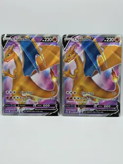 Pokemon TCG (2) Charizard V SWSH050 SWSH: Sword & Shield Promo Cards Holo - Image 1