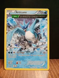 Pokemon TCG XY Roaring Skies Articuno 17/108 Full Art Non Holo Rare NM - Image 1
