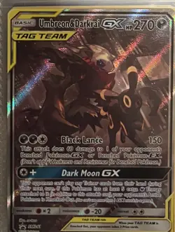 Pokemon TCG Sun & Moon Promo Umbreon & Darkrai GX Tag Team #SM241 - Image 1