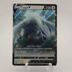 Lugia V 138/195 Silver Tempest Full Art Ultra Rare Holo Pokemon TCG MINT - Image 1