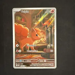 🔥Pokemon Mega Evolution Vulpix IR 138/132 NM Pack Fresh English 🔥🔥 - Image 1