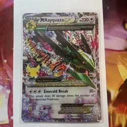 M Rayquaza EX 76/108 Celebrations Classic Collection Pokemon 2021 - Image 2