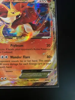 Delphox EX Ultra Rare Holo Pokemon Card XY Black Star Promo XY19 LP - Image 4