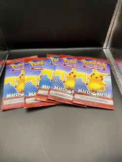 5X 2022 Pokemon Match Battle McDonalds Promo Sealed Booster Card Free Shipping! - Image 1