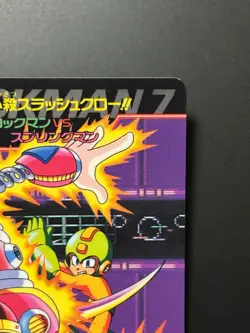 Mega MAN 7 Card 25 Spring Man CAPCOM BANDAI JAPAN Japanese Rockman 1995 - Image 3