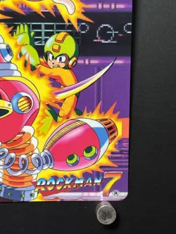 Mega MAN 7 Card 25 Spring Man CAPCOM BANDAI JAPAN Japanese Rockman 1995 - Image 4