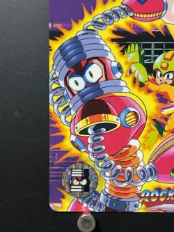 Mega MAN 7 Card 25 Spring Man CAPCOM BANDAI JAPAN Japanese Rockman 1995 - Image 5